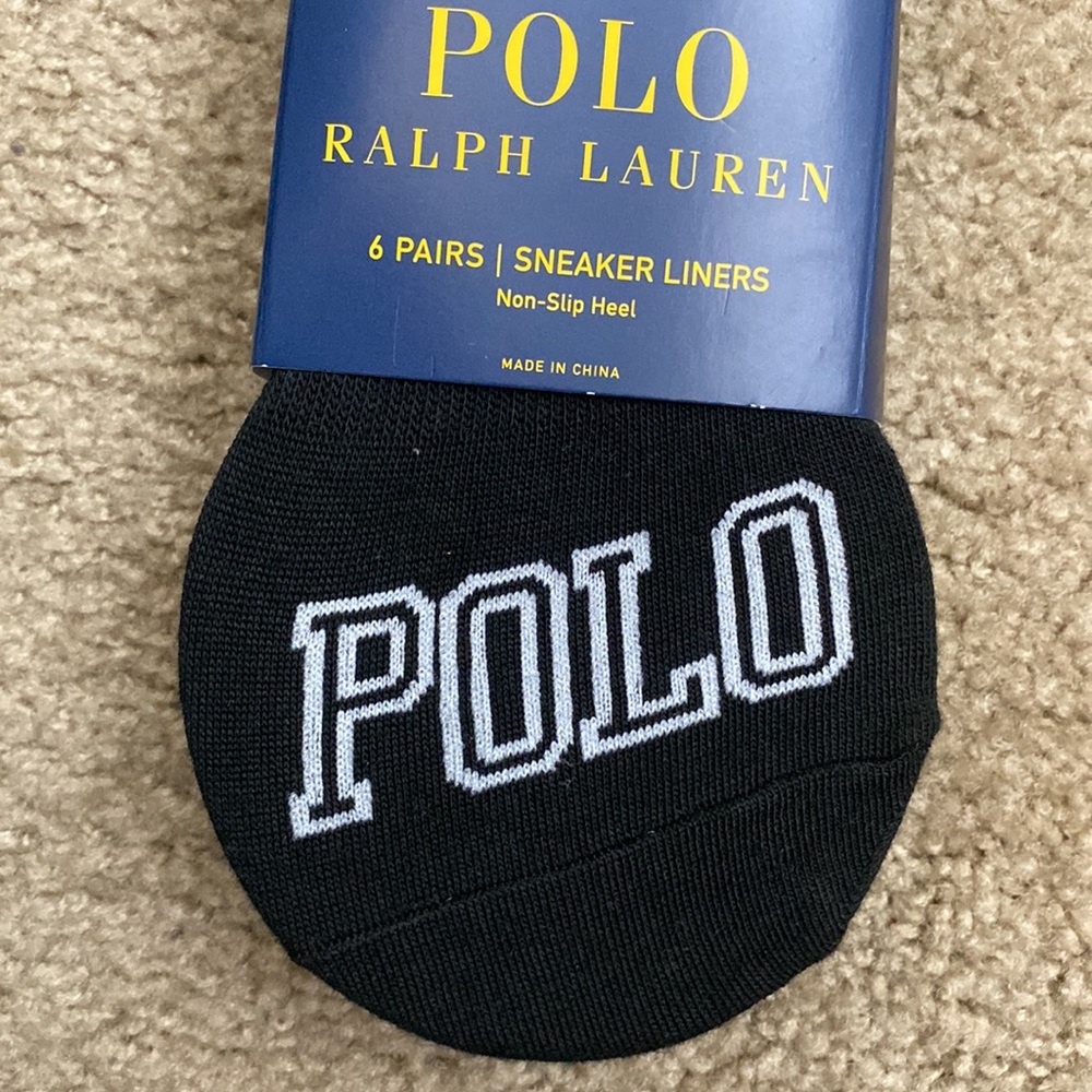 NWT men’s Polo liner socks 6 pack - Picture 4 of 4
